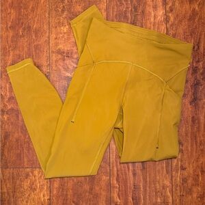 Lululemon Mustard Yellow Leggings